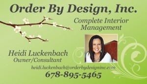 Order By Design, Inc. Business Card by Liz Lee Media